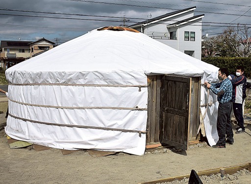 モンゴル文化を身近に 島田にゲル新設 ３時間かけ手作業で｜静岡新聞アットエス – ＠S［アットエス］ by 静岡新聞